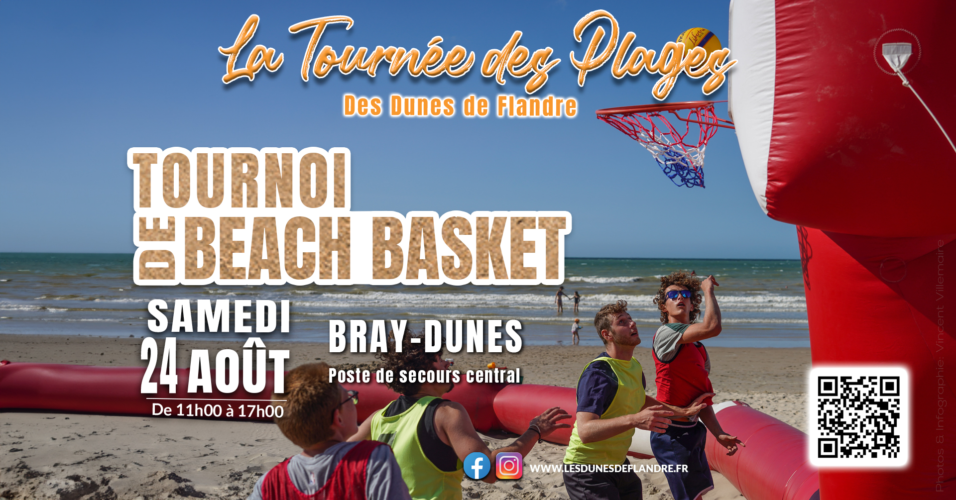 Tournoi Beach Basket Bray-Dunes 24 août 2024