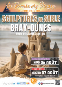 Sculpture sur sable Bray-Dunes 6-7 août 2024